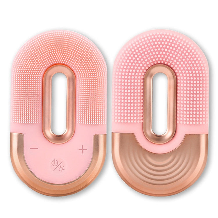 Wireless Hot Compress Face Washing Instrument Ultrasonic Cleansing Instrument Pore Cleaning Electric Silicone Beauty Brush
