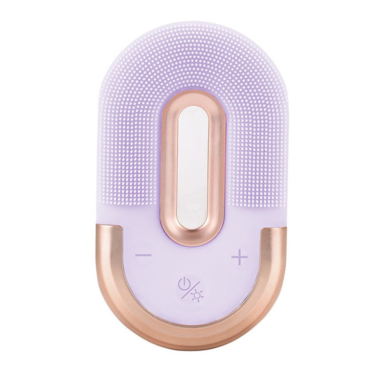 Wireless Hot Compress Face Washing Instrument Ultrasonic Cleansing Instrument Pore Cleaning Electric Silicone Beauty Brush