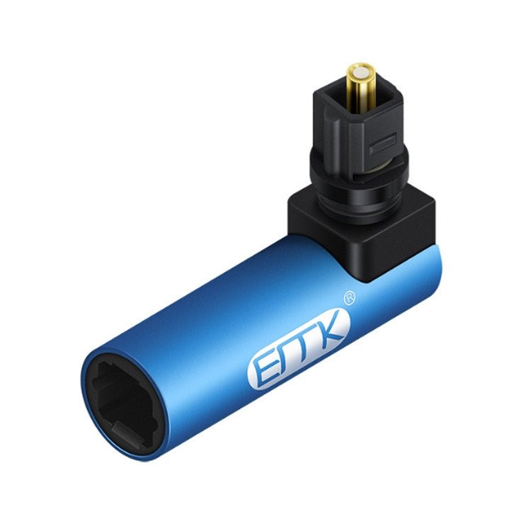 EMK Square Port To Square Port Optical Fiber Conversion Head Audio Adapter
