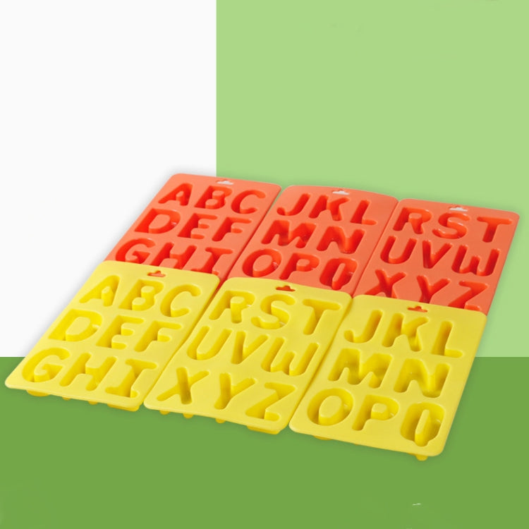 A-Z 3 in 1 Letter Ice Cube Ice Box Silicone Ice Tray Set