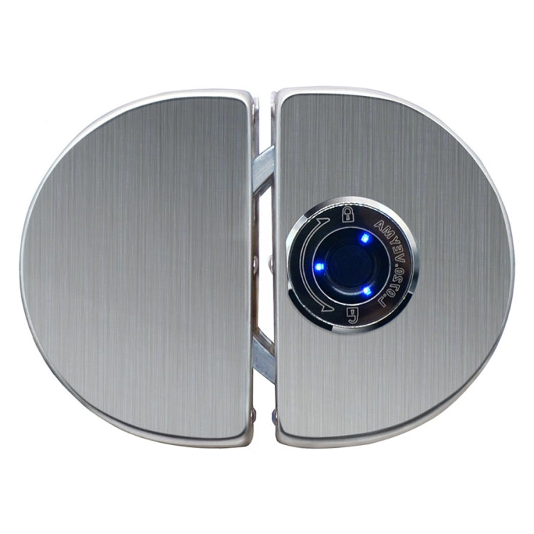 BLM002 20 Groups Fingerprint Glass Door Lock U-shaped Double-open Punch-free Intelligent Lock