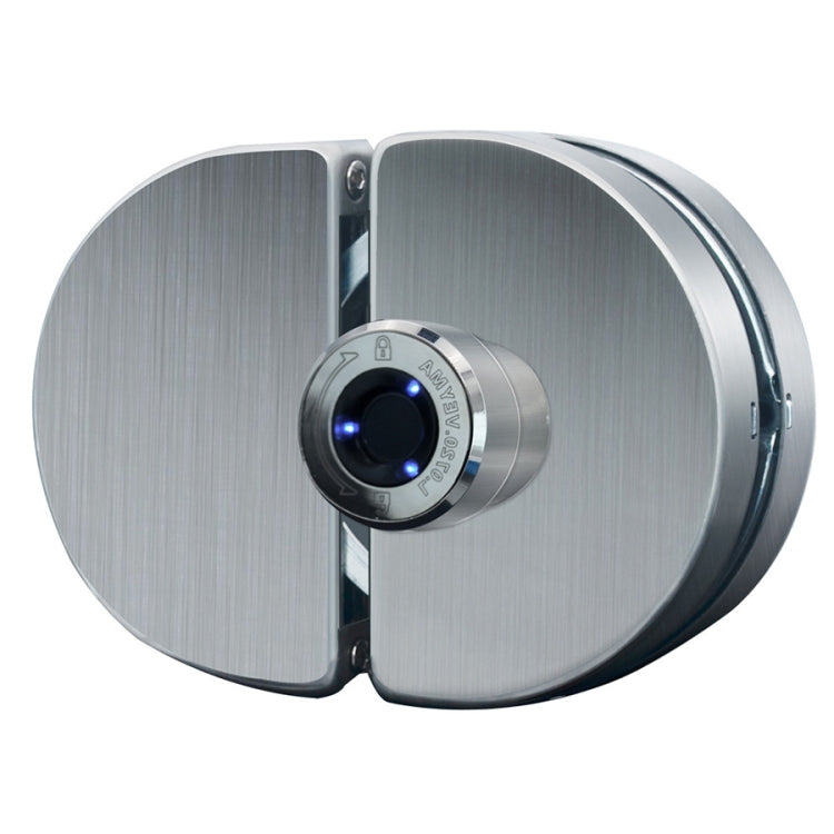 BLM002 20 Groups Fingerprint Glass Door Lock U-shaped Double-open Punch-free Intelligent Lock