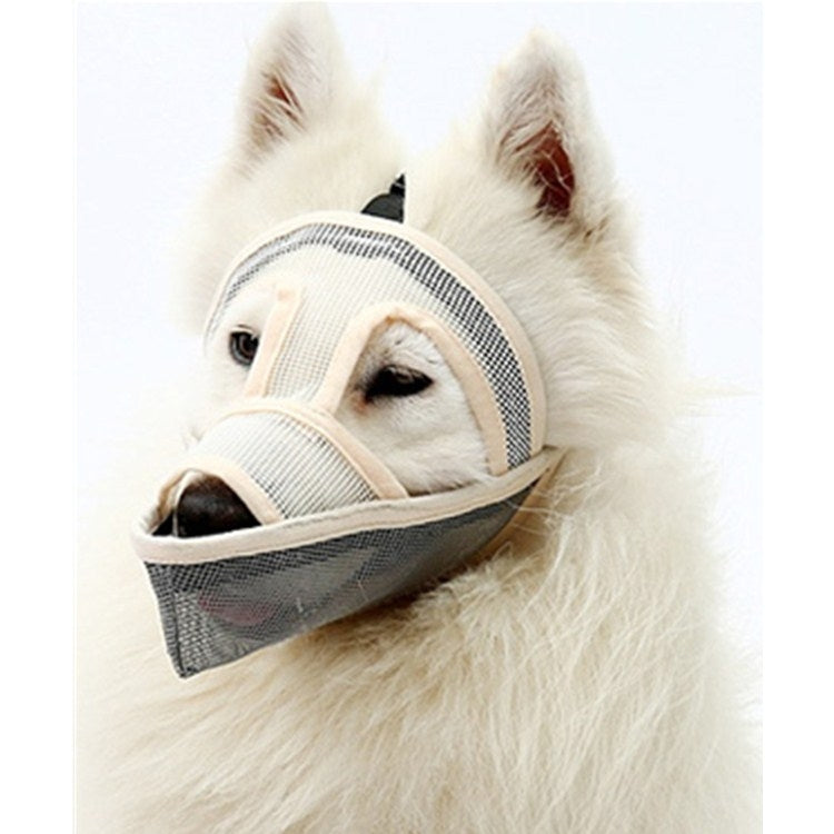 Small And Medium-sized Long-mouth Dog Mouth Cover Teddy Dog Mask, Size:XXS