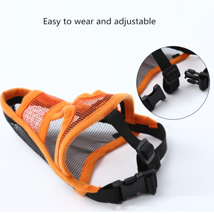 Small And Medium-sized Long-mouth Dog Mouth Cover Teddy Dog Mask, Size:XS