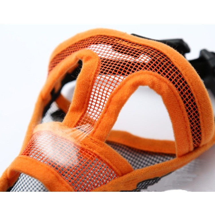 Small And Medium-sized Long-mouth Dog Mouth Cover Teddy Dog Mask, Size:S