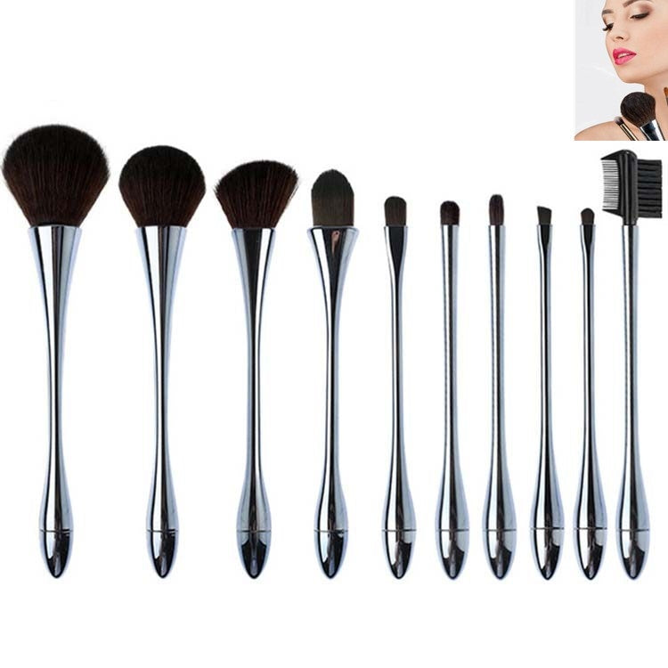 10 In 1 Small Waist Goblet Makeup Brush Set Beauty Tools