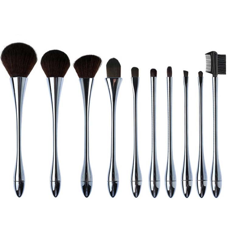 10 In 1 Small Waist Goblet Makeup Brush Set Beauty Tools