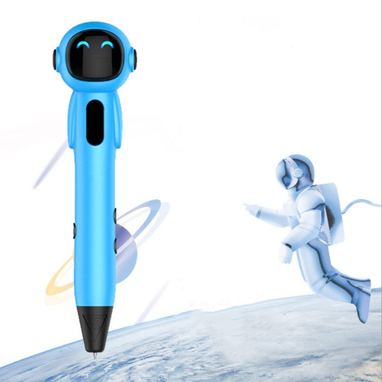 Astronaut 3D Printing Pen Low Temperature Intelligent Wireless Stereo Graffiti Painting Children 3D Brush, Battery Capacity:1000 mAH