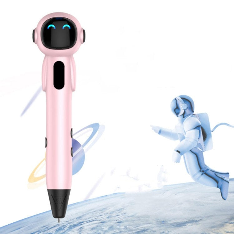 Astronaut 3D Printing Pen Low Temperature Intelligent Wireless Stereo Graffiti Painting Children 3D Brush, Battery Capacity:1000 mAH