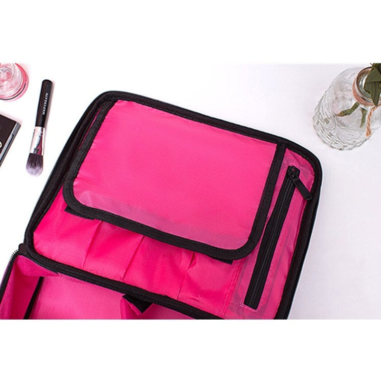Cosmetic Bag Large Capacity Simple Wash Bag Travel Waterproof Portable Cosmetic Storage Bag, Style:Net Pocket