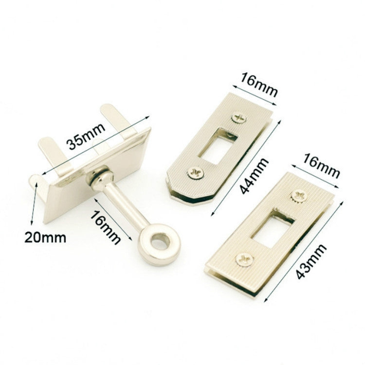 10 PCS Multifunctional Mortise Lock Female Bag Hardware Accessories