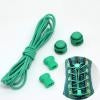 2 Pairs Elastic Band Round Spring Buckle Adult Children Safety Elastic Free Lazy Shoelaces