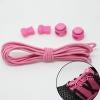 2 Pairs Elastic Band Round Spring Buckle Adult Children Safety Elastic Free Lazy Shoelaces