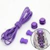 2 Pairs Elastic Band Round Spring Buckle Adult Children Safety Elastic Free Lazy Shoelaces