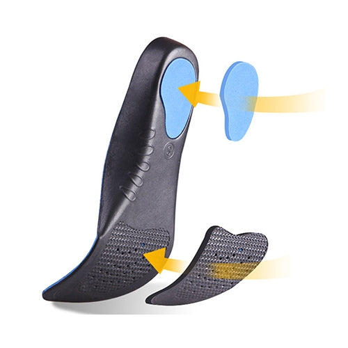 One Pair Flatfoot Orthotics Cubitus Varus Orthopedic Feet Cushion Pads Care Insoles, Shoe Size:XS(34-37)