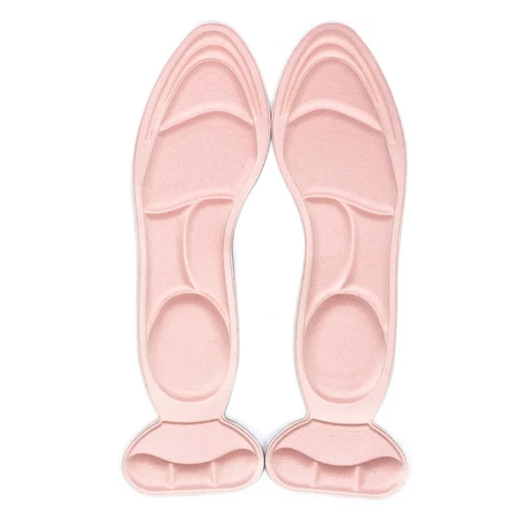2 Pairs 8D Pad Inserts Heel Post Back Breathable Anti-slip for High Heel Shoe Insole