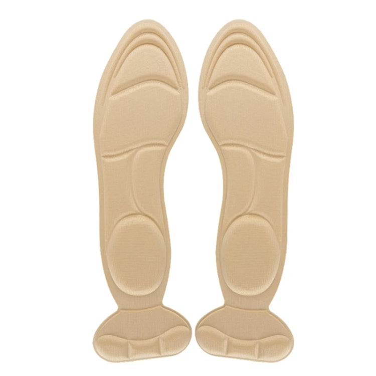 2 Pairs 8D Pad Inserts Heel Post Back Breathable Anti-slip for High Heel Shoe Insole