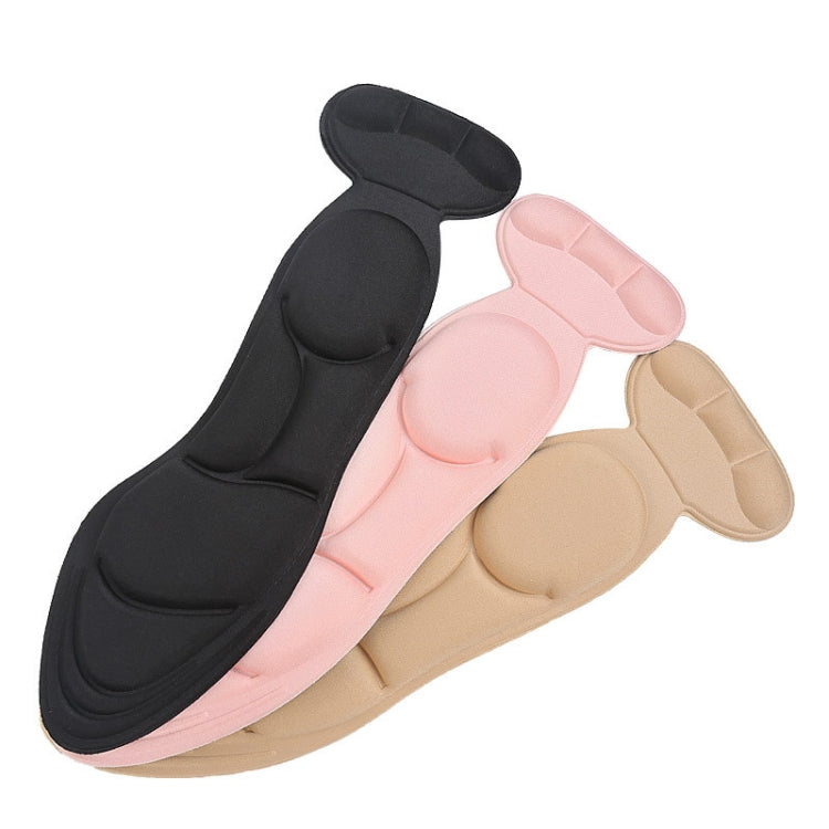 2 Pairs 8D Pad Inserts Heel Post Back Breathable Anti-slip for High Heel Shoe Insole