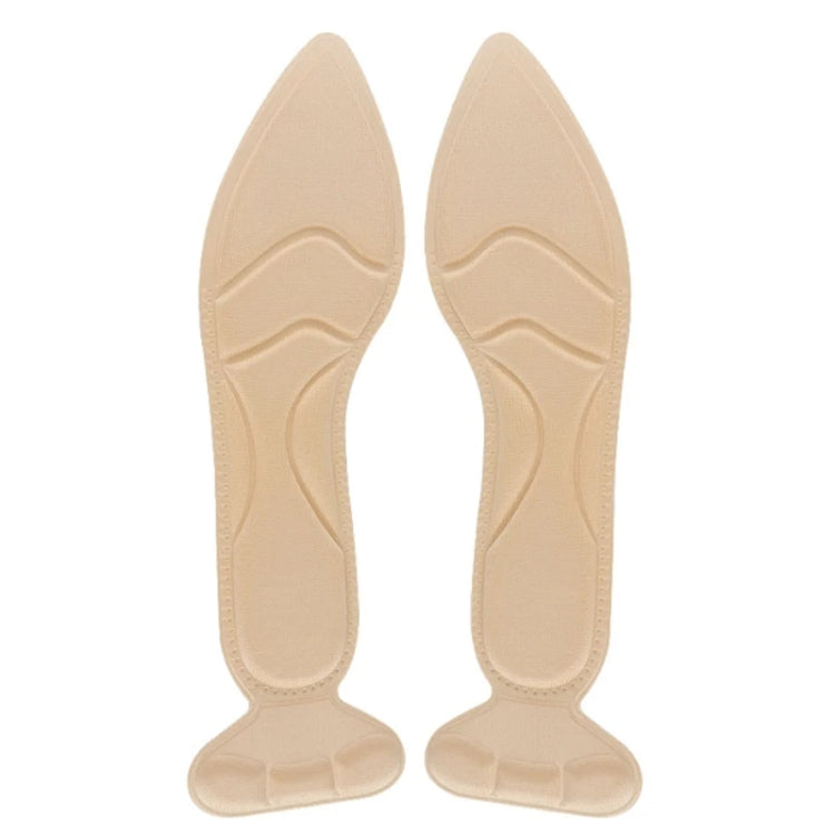 2 Pairs 8D Pad Inserts Heel Post Back Breathable Anti-slip for High Heel Shoe Insole