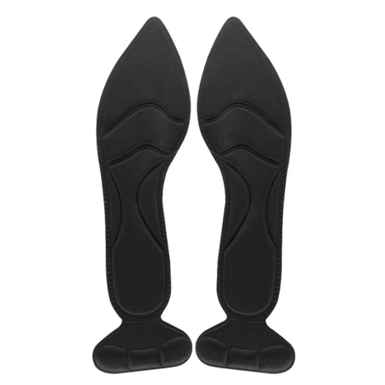2 Pairs 8D Pad Inserts Heel Post Back Breathable Anti-slip for High Heel Shoe Insole