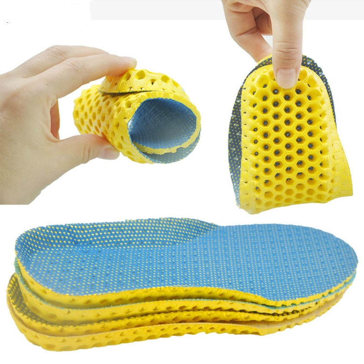 5 Pairs Stretch Breathable Deodorant Running Cushion Insoles, Shoe Size:41