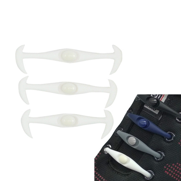 12 PCS / Pack Creative Stretch Silicone Lazy People Wear Shoelaces