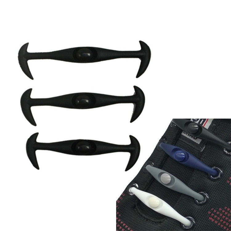 12 PCS / Pack Creative Stretch Silicone Lazy People Wear Shoelaces