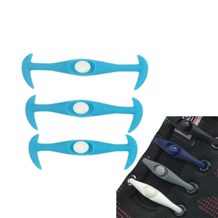 12 PCS / Pack Creative Stretch Silicone Lazy People Wear Shoelaces