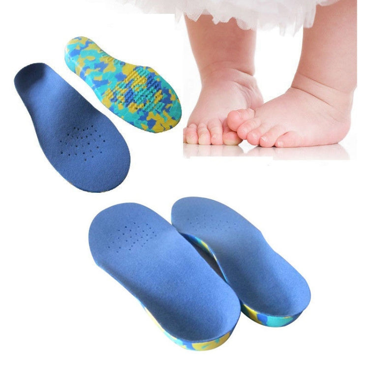 One Pair Children Flat Feet Arch Support Insoles Orthopedic Shoe Insole, Size:26-28