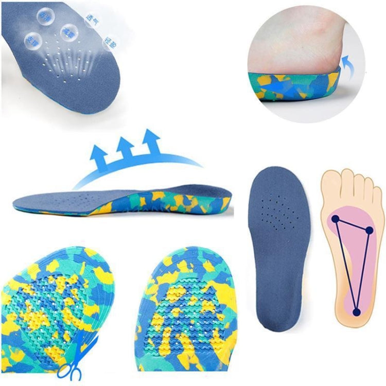 One Pair Children Flat Feet Arch Support Insoles Orthopedic Shoe Insole, Size:29-31