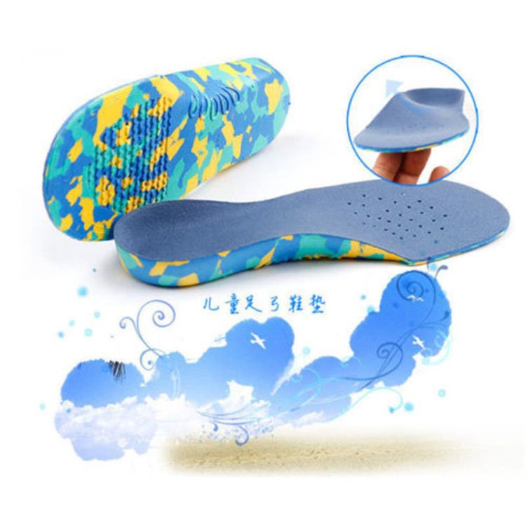 One Pair Children Flat Feet Arch Support Insoles Orthopedic Shoe Insole, Size:29-31
