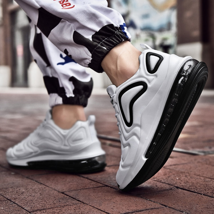 Reflective Air Cushion Shoes Plus Size Men Women Sneakers Running Tide Shoes, Shoe size:45