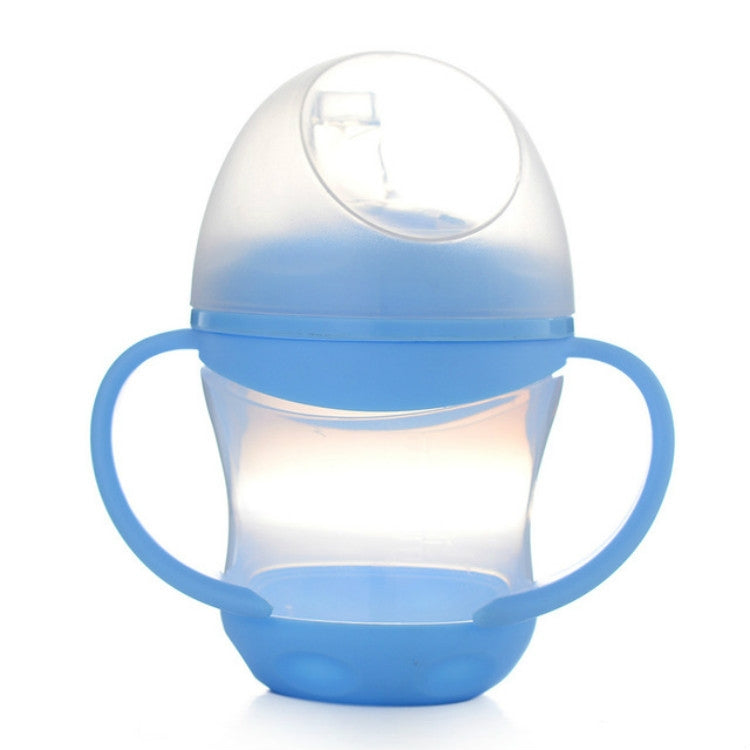 Baby Learn Drinking Bottle Silicone 160ml  Infant Water Milk Juice Min Cup Children Sippy Training Cups With Two Handles