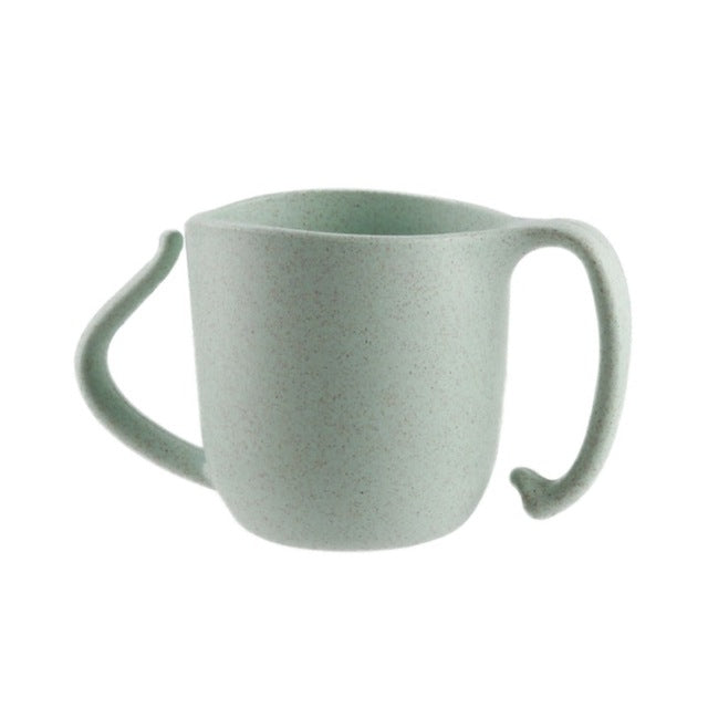Children Wheat Fiber Drinking Cup Anti-Scalding Milk Cup