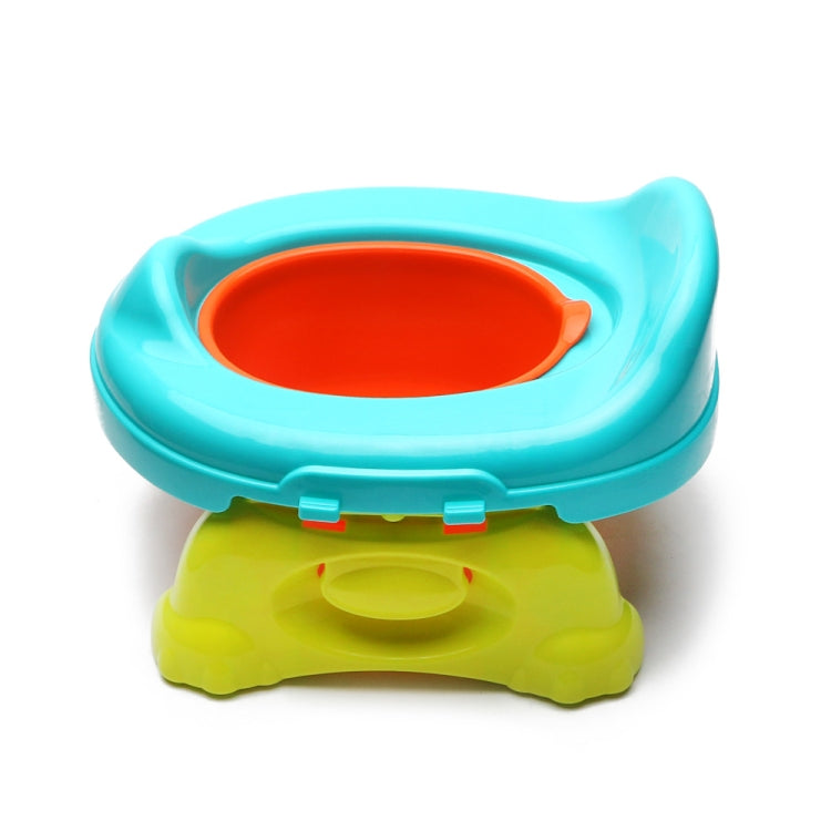 Children Portable Mini Toilet Bedpan Travel Potty With Removable Bowl(Blue)