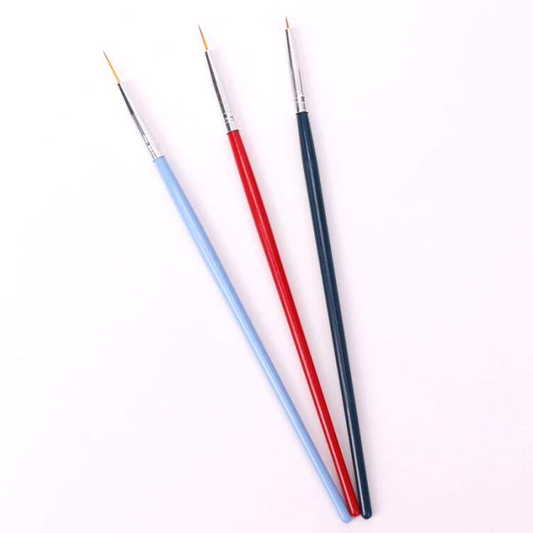 Nail Brushl Art Line Painting Pen 3D Tips DIY Acrylic UV Gel Brushes Drawing Design Girl Manicure Painting Tool