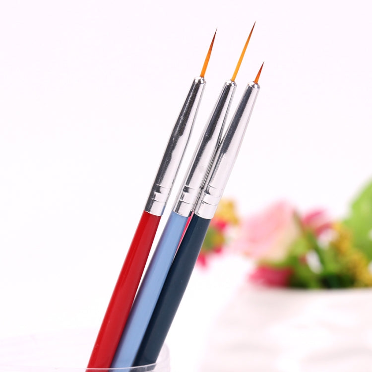 Nail Brushl Art Line Painting Pen 3D Tips DIY Acrylic UV Gel Brushes Drawing Design Girl Manicure Painting Tool