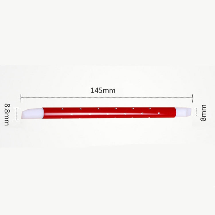 5 PCS Double Head Nail Art Brush UV Gel Polish Glitters Sequins Silicone Brushes 3D Manicure Tool