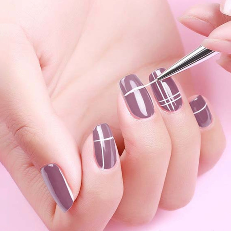 Monja 7/9/11mm 3 PCS/set Brush Liner Flower Grid Image Painting Acrylic Handle Drawing Pen Manicure Tool