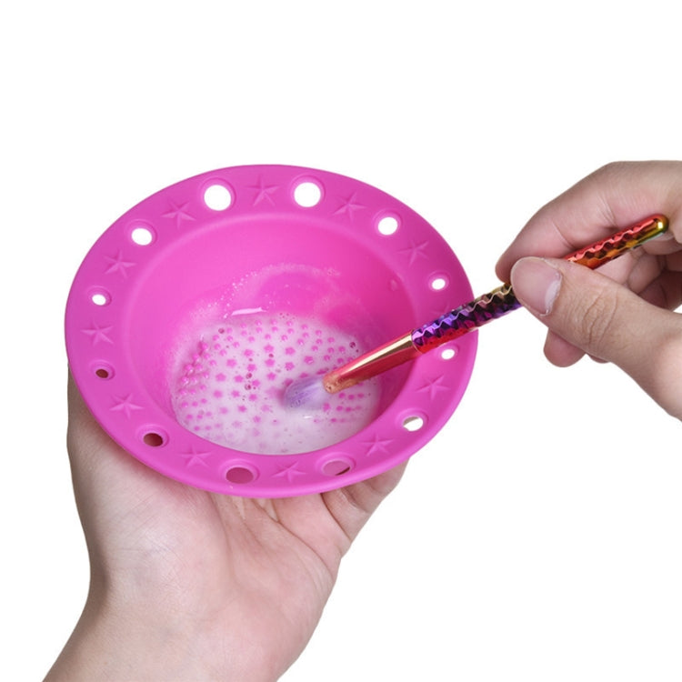 Beauty Tools Silicone Brush Tray Makeup Brush Special Cleaning Bowl