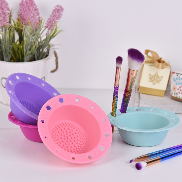 Beauty Tools Silicone Brush Tray Makeup Brush Special Cleaning Bowl