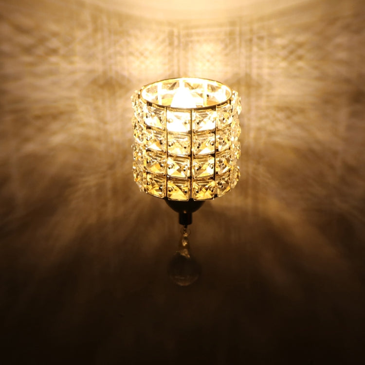 Modern Minimalist Creative Warm Bedroom Bedside Living Room Aisle Staircase Crystal Wall Lamp