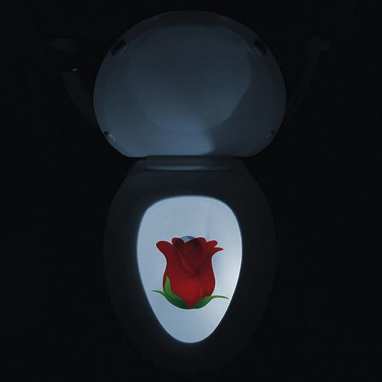 3 PCS Motion Sensor Toilet Seat Lighting Backlight Automatic LED Projection Night Light