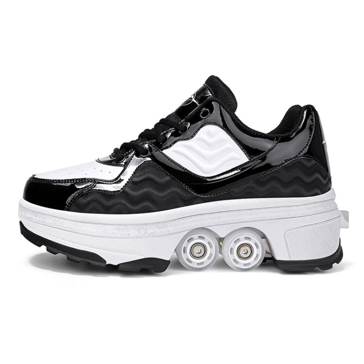 DF09 Children Runaway Sports Shoes Four-wheel Retractable Roller Skates, Size: