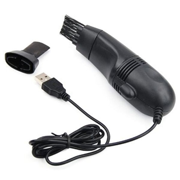 Mini USB Desktop Table Keyboard Vacuum Cleaner with Brushes(Random)