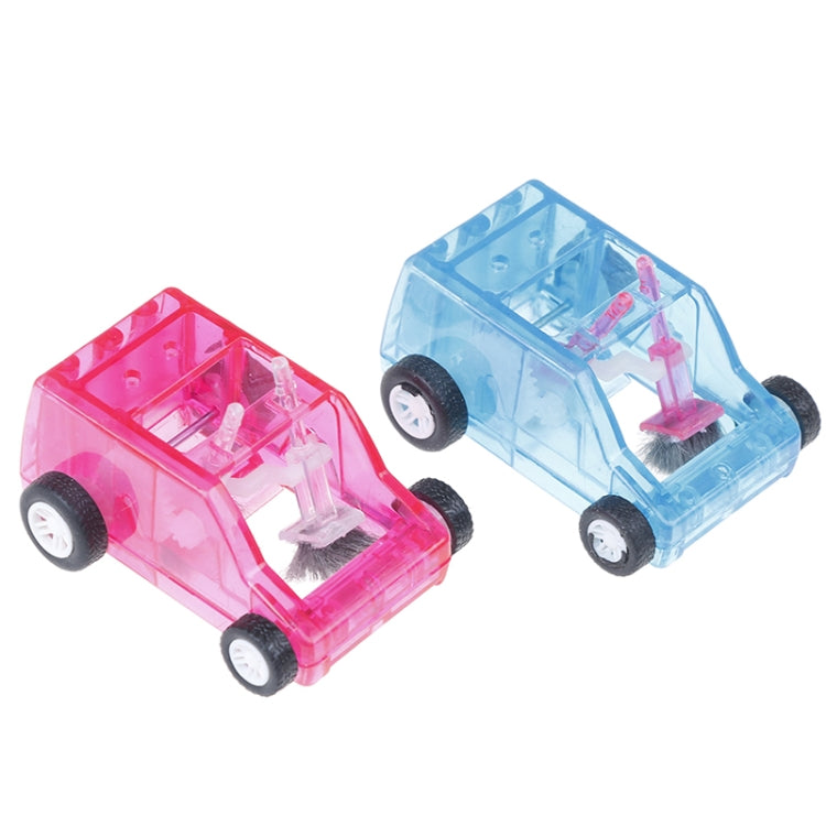 Mini Pencil Shaving Eraser Desktop Cleaning Trolley Sweeper, Random Color Delivery