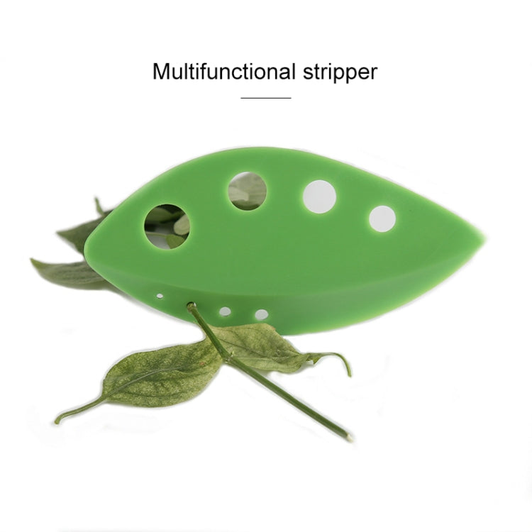 2 PCS Creative Vegetables Cutter Leaves Separator Multi-Functional Kitchen Tools(Green)