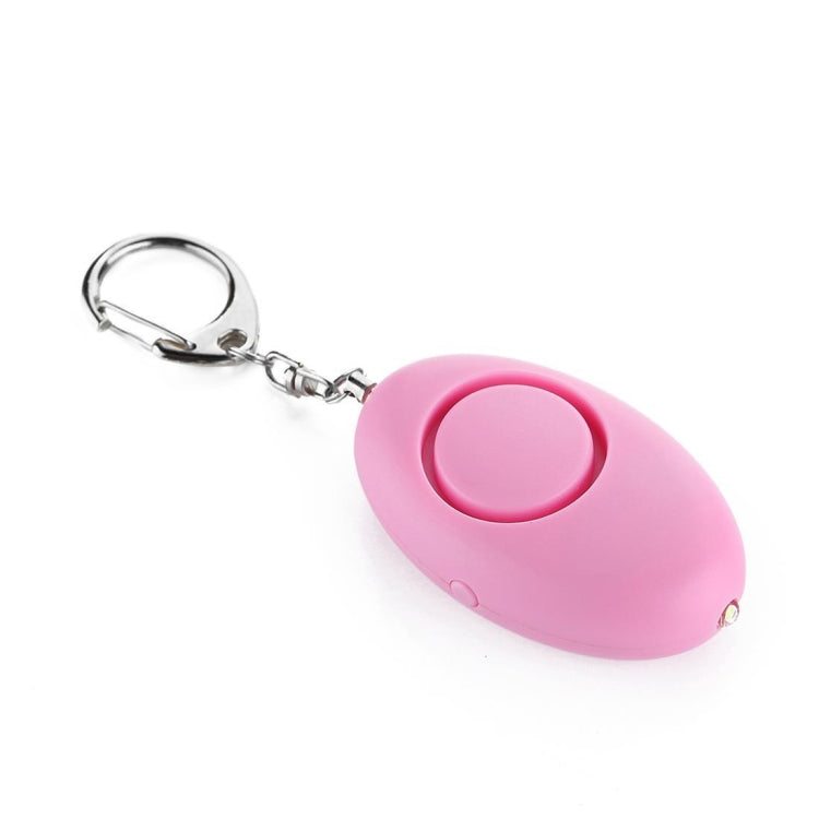 Oval Anti-wolf Keychain Alarm LED Flashlight, Random Color Delivery