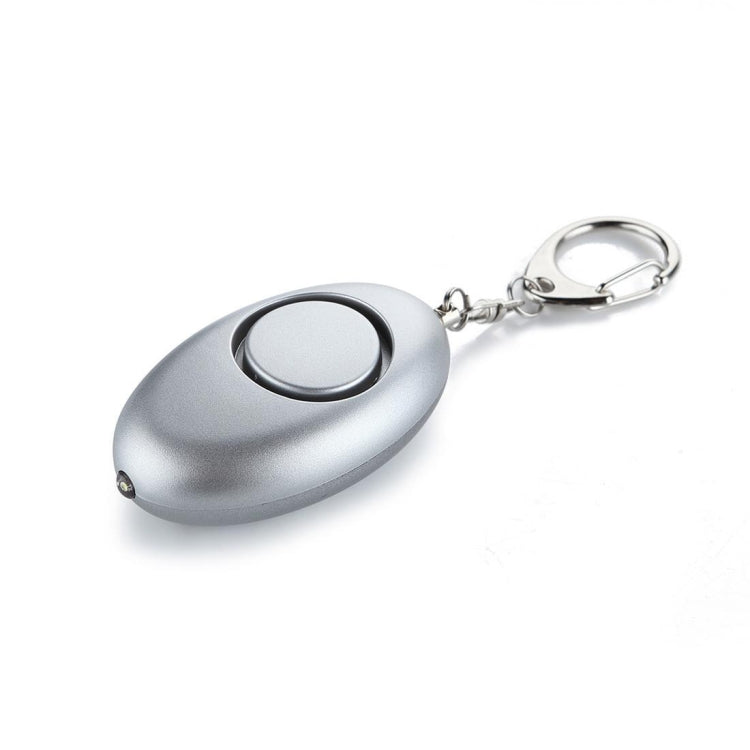 Oval Anti-wolf Keychain Alarm LED Flashlight, Random Color Delivery