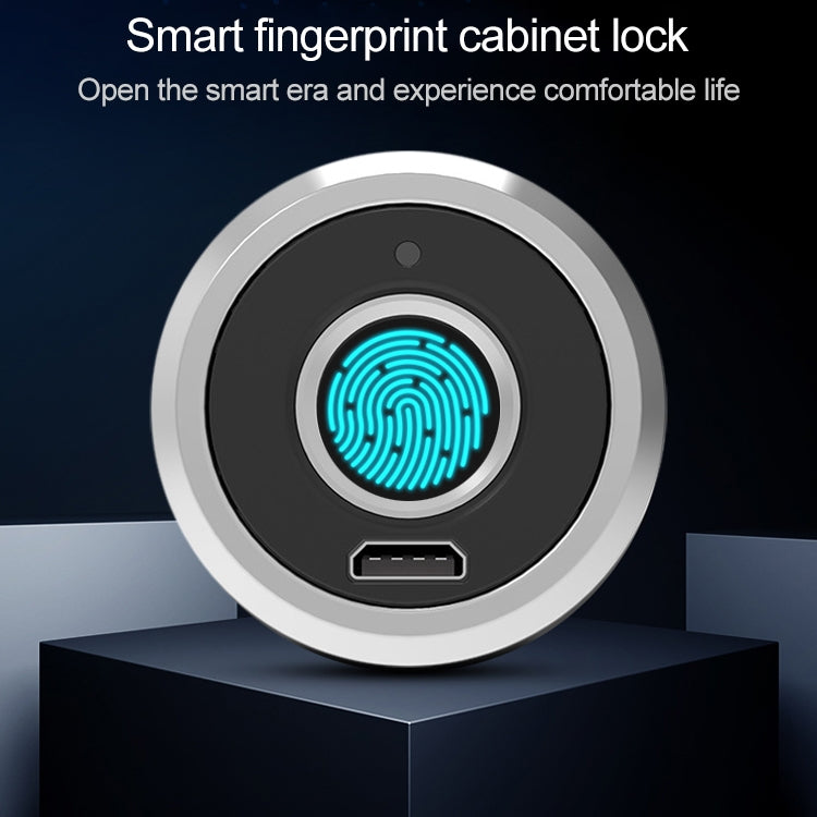 F050 Semiconductor Fingerprint Cabinet Lock Zinc Alloy Drawer Lock Smart Furniture Lock